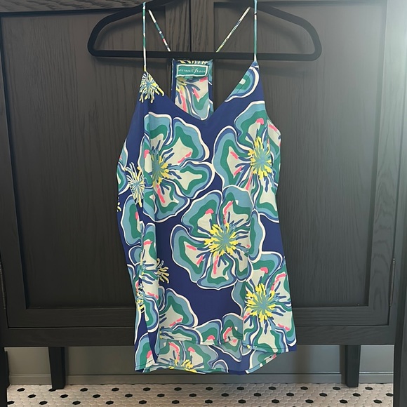 southern frock Tops - Floral Spaghetti Strap Dress